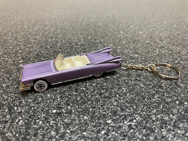 1959 Cadillac Coupe DeVille Convertible keychain Hot Wheels Matchbox