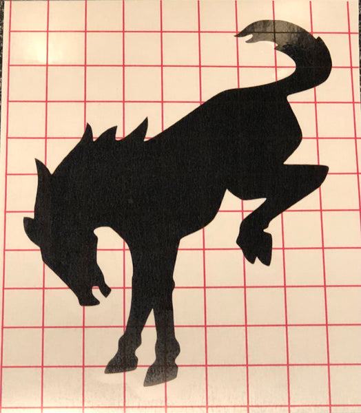 New Bronco Horse Logo Vinyl Sticker Decal 2" 4" 6" 8" 10" 12" Multiple Colors