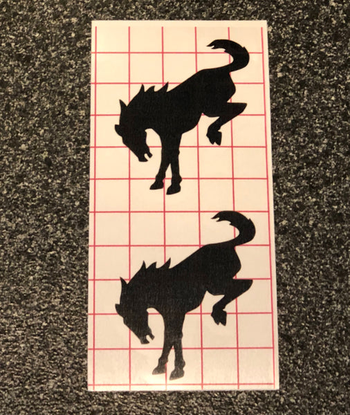 New Bronco Horse Logo Vinyl Sticker Decal 2" 4" 6" 8" 10" 12" Multiple Colors