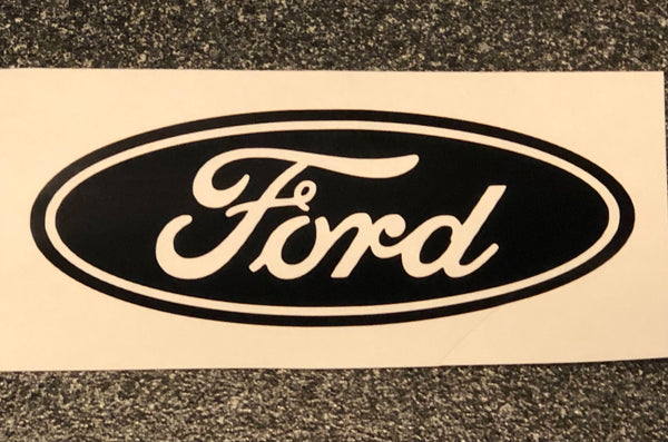 Ford Logo Vinyl Sticker Decal 4" 6" 8" 12" 16" 20" 24" 30" Multiple Colors