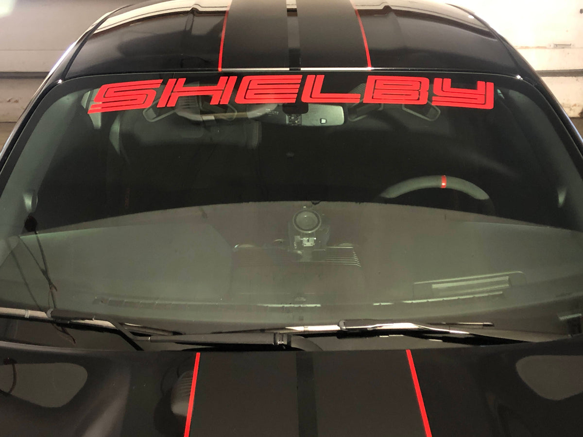 Vinyl MUSTANG Side Windshield Banner 94-14 – LLC