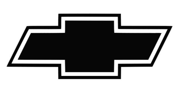 Chevy Bowtie Logo Vinyl Sticker Decal 4" 6" 8" 10" 12" 16" 20" 24" 28" Colors