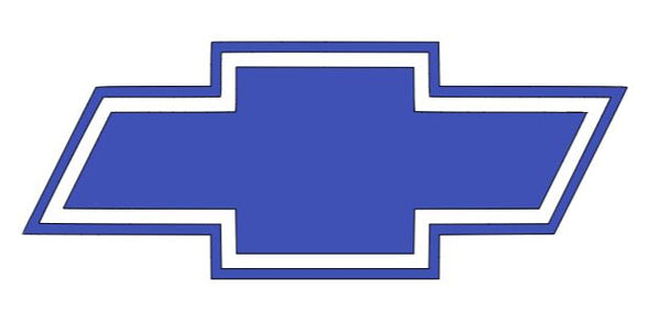 Chevy Bowtie Logo Vinyl Sticker Decal 4" 6" 8" 10" 12" 16" 20" 24" 28" Colors