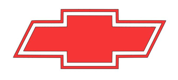Chevy Bowtie Logo Vinyl Sticker Decal 4" 6" 8" 10" 12" 16" 20" 24" 28" Colors