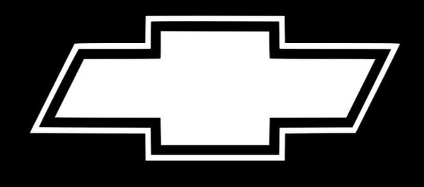 Chevy Bowtie Logo Vinyl Sticker Decal 4" 6" 8" 10" 12" 16" 20" 24" 28" Colors