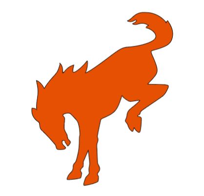 New Bronco Horse Logo Vinyl Sticker Decal 2" 4" 6" 8" 10" 12" Multiple Colors
