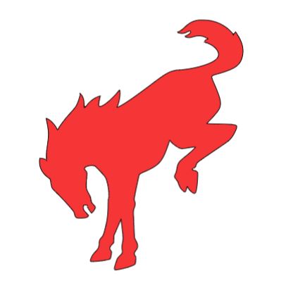 New Bronco Horse Logo Vinyl Sticker Decal 2" 4" 6" 8" 10" 12" Multiple Colors