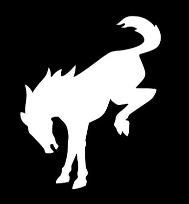 New Bronco Horse Logo Vinyl Sticker Decal 2" 4" 6" 8" 10" 12" Multiple Colors