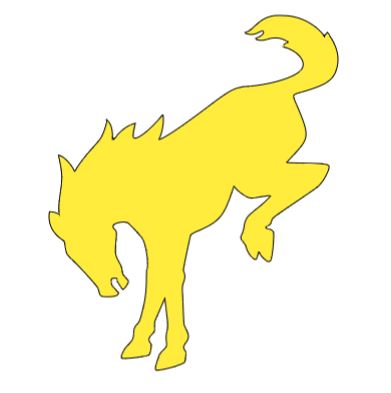 New Bronco Horse Logo Vinyl Sticker Decal 2" 4" 6" 8" 10" 12" Multiple Colors
