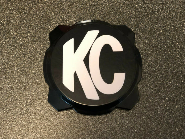 2x KC Hilites Logo Overlay Vinyl Decal Sticker 6" Pro PRO6 Gravity Light Cover