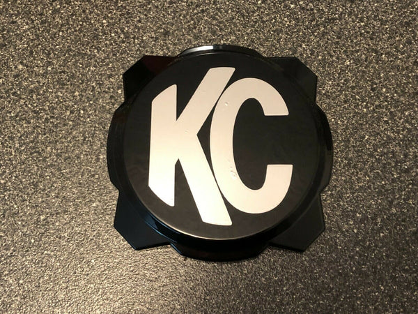 2x KC Hilites Logo Overlay Vinyl Decal Sticker 6" Pro PRO6 Gravity Light Cover