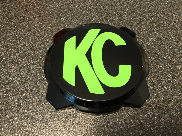 2x KC Hilites Logo Overlay Vinyl Decal Sticker 6" Pro PRO6 Gravity Light Cover