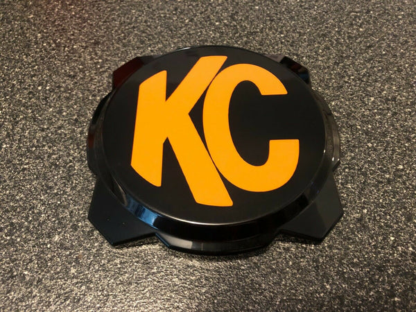 2x KC Hilites Logo Overlay Vinyl Decal Sticker 6" Pro PRO6 Gravity Light Cover