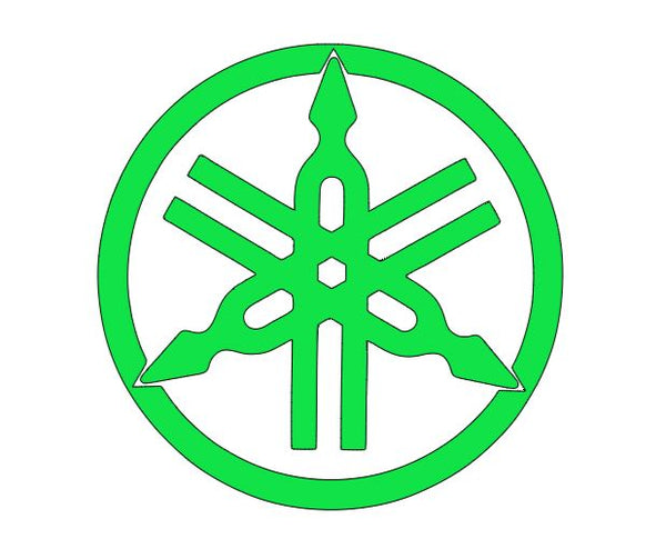 Yamaha Tuning Fork Logo Vinyl Decal Sticker 2" 4" 6" 8" 10" 12" Multiple Colors
