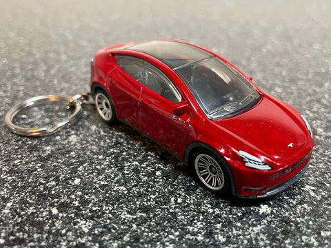 Tesla Model Y keychain Hot Wheels Matchbox S 3 X Y EV