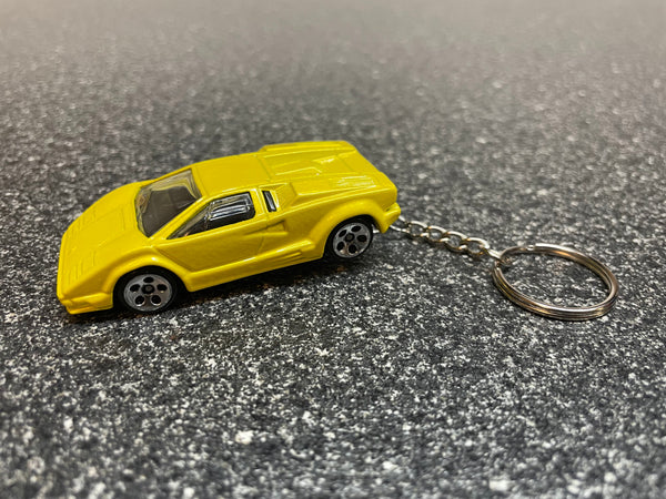 Lamborghini Countach Keychain Hot Wheels Matchbox