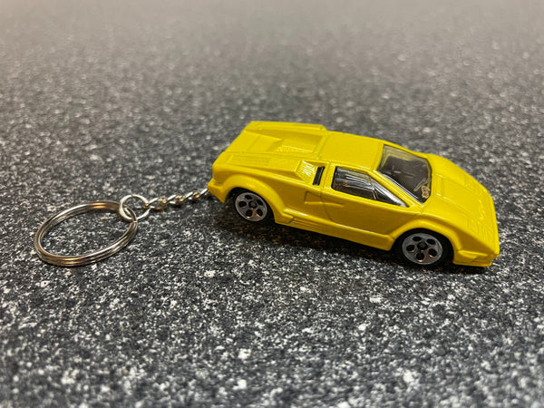 Lamborghini Countach Keychain Hot Wheels Matchbox