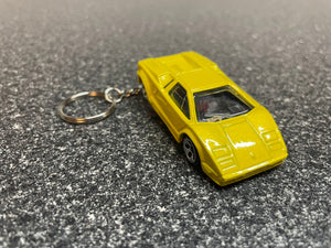 Lamborghini Countach Keychain Hot Wheels Matchbox