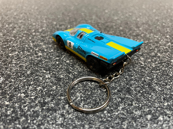 Porsche 917 Racecar LeMans Keychain Hot Wheels Matchbox