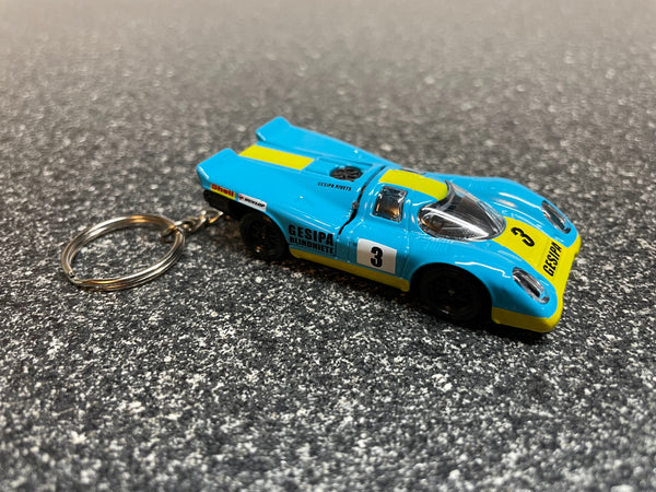 Porsche 917 Racecar LeMans Keychain Hot Wheels Matchbox