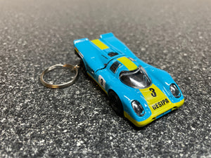 Porsche 917 Racecar LeMans Keychain Hot Wheels Matchbox