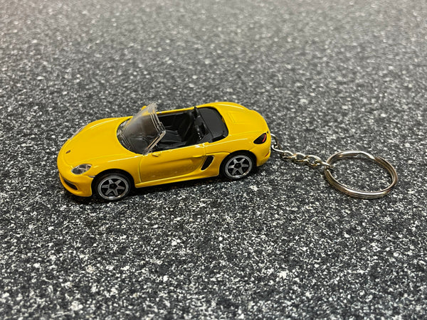 Porsche 718 Boxster Keychain Hot Wheels Matchbox