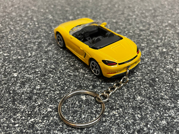 Porsche 718 Boxster Keychain Hot Wheels Matchbox