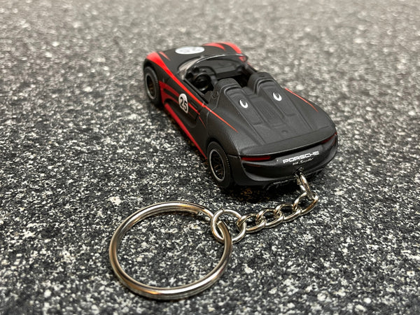 Porsche 918 Spyder Keychain Hypercar Hot Wheels Matchbox