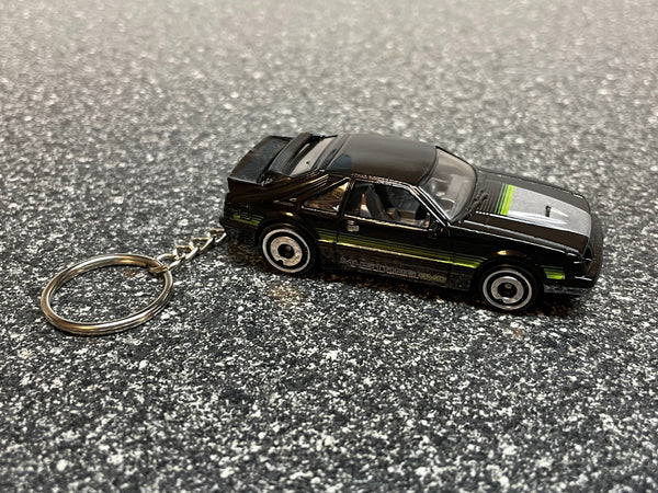 1984 Ford Mustang SVO Fox Body Keychain Hot Wheels Matchbox