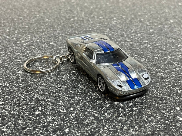 Ford GT GT40 Shelby Keychain Diecast Car Hot Wheels Matchbox