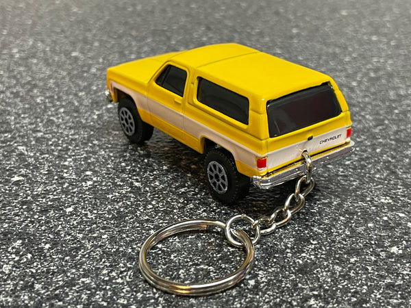 1979 Chevy K5 Blazer 4x4 Keychain Diecast Car Hot Wheels Matchbox