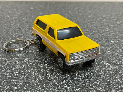 1979 Chevy K5 Blazer 4x4 Keychain Diecast Car Hot Wheels Matchbox