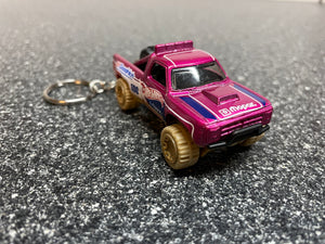 Dodge D100 Mopar Truck 4x4 Offroad Keychain Diecast Car Matchbox Hot Wheels