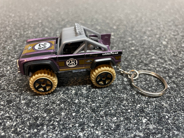 Bronco 4x4 Offroad Prerunner Keychain Hot Wheels Matchbox