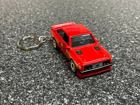 Ford Escort RS2000 Red Keychain Hot Wheels Matchbox