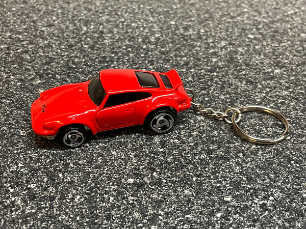 Porsche 911 Carrera RS Red Keychain Hot Wheels Matchbox