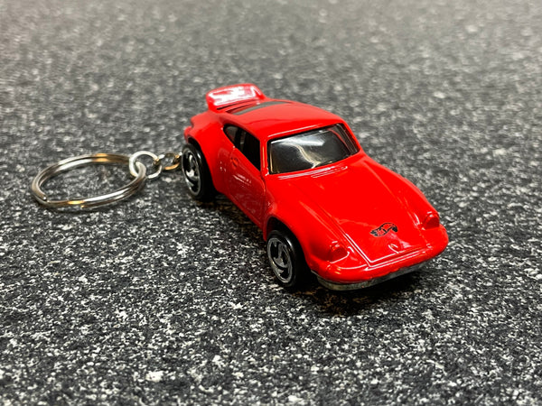 Porsche 911 Carrera RS Red Keychain Hot Wheels Matchbox