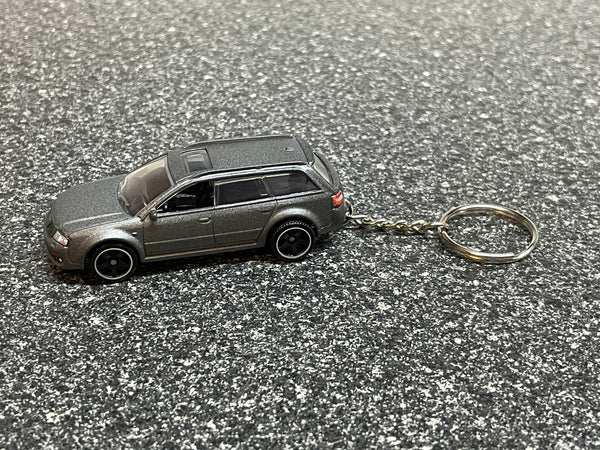 2004 Audi RS 6 Avant RS6 Keychain Gray Hot Wheels Matchbox