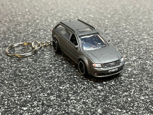 2004 Audi RS 6 Avant RS6 Keychain Gray Hot Wheels Matchbox