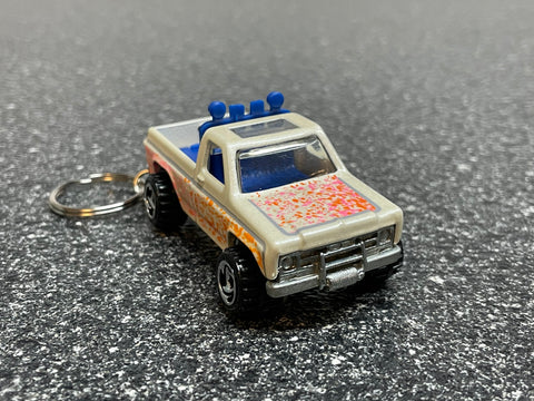 Chevy Squarebody Square 4x4 Keychain Diecast Car Hot Wheels Matchbox