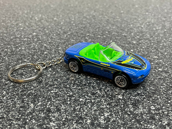 Mazda Miata Keychain Matchbox Hot Wheels Car First Gen 1990