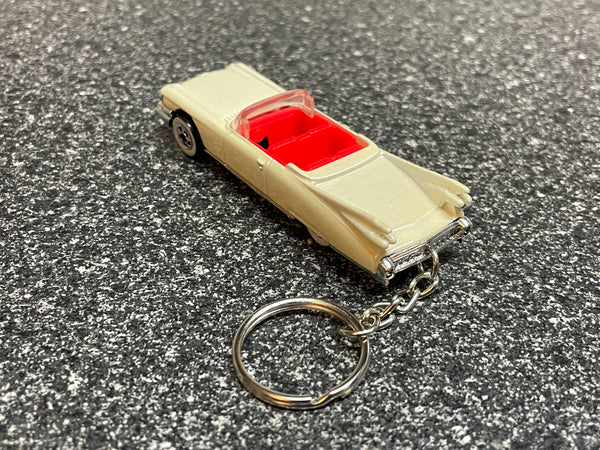 1959 Cadillac Coupe DeVille Convertible Keychain Diecast Car Matchbox Hot Wheels