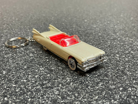 1959 Cadillac Coupe DeVille Convertible Keychain Diecast Car Matchbox Hot Wheels