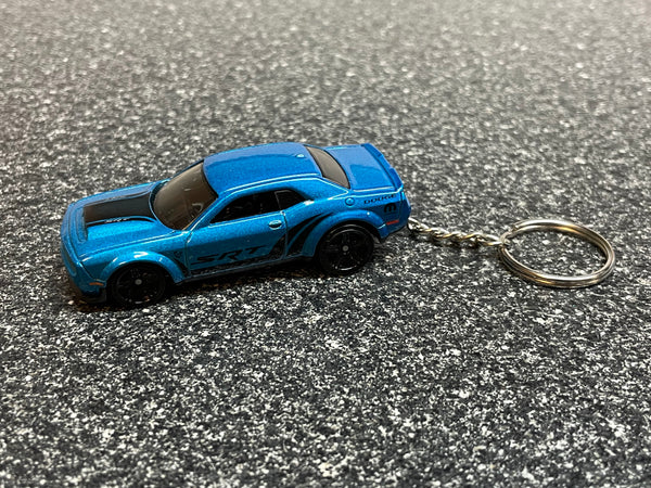 Dodge Challenger Hellcat Demon Hemi SRT Keychain Diecast Car Matchbox Hot Wheels