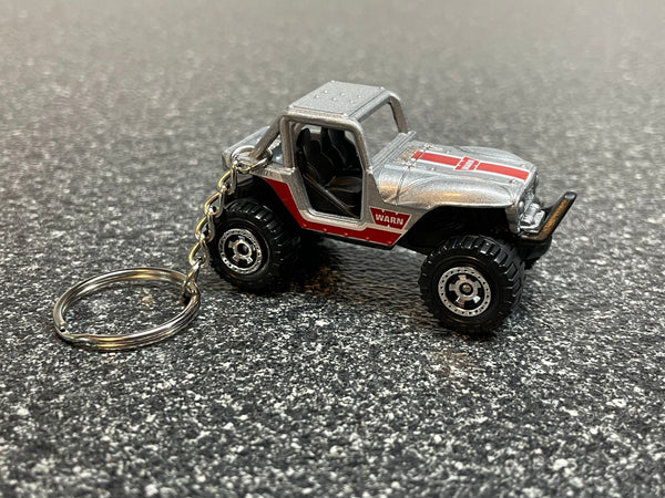 Jeep Wrangler Rock Crawler Keychain Diecast Car Matchbox Hot Wheels