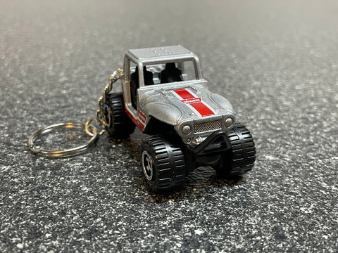 Jeep Wrangler Rock Crawler Keychain Diecast Car Matchbox Hot Wheels
