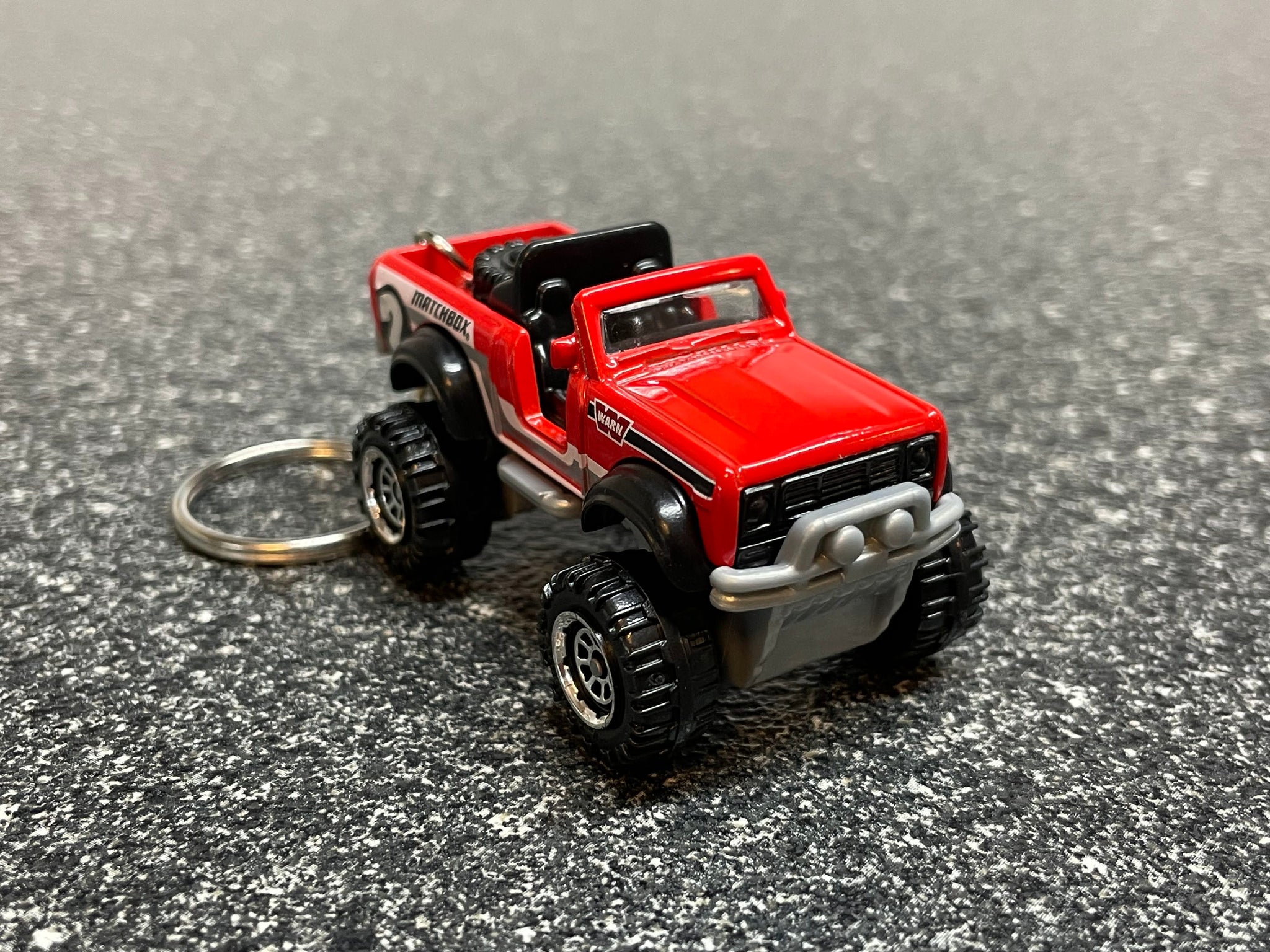 Scout SUV Keychain Red Matchbox Hot Wheels Car International Harvester