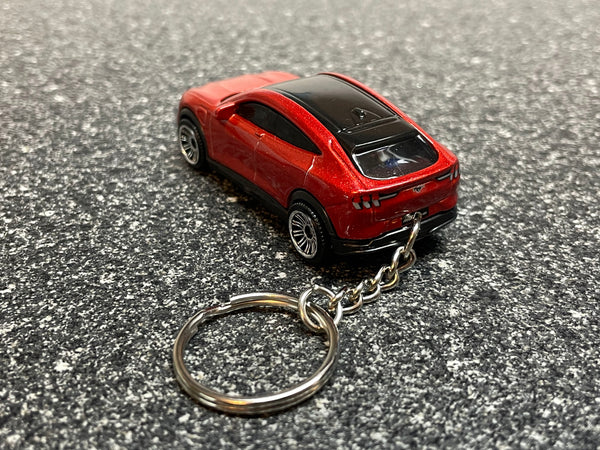 Mustang Mach E Red Keychain Hot Wheels Matchbox