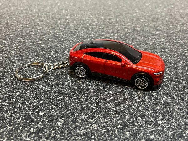 Mustang Mach E Red Keychain Hot Wheels Matchbox