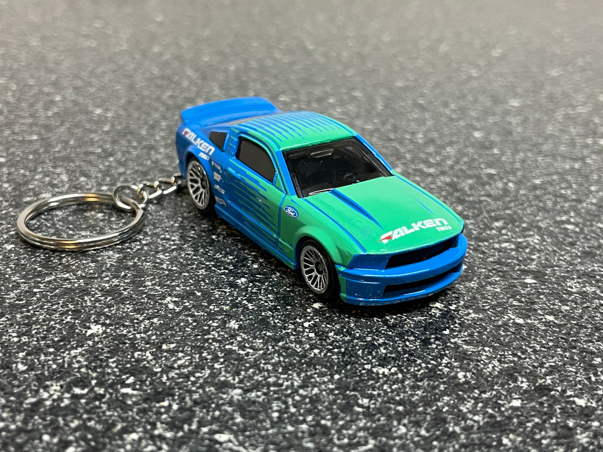 2007 Mustang GT Falken Keychain Diecast Car Hot Wheels Matchbox ...